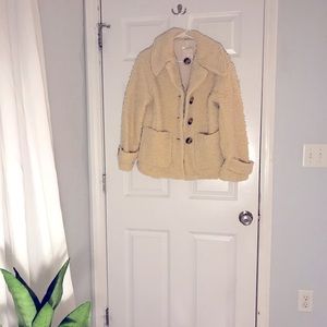 Free People teddy coat